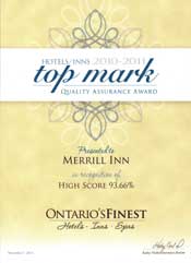 Ontario's Finest Inns Quality Assurance Award